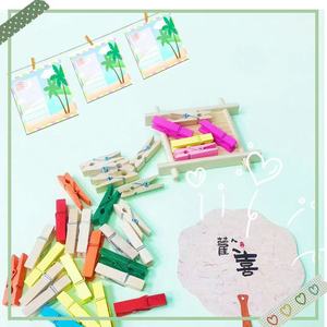 Pinzas de Madera para Manualidades, Colores Variados, para Proyectos Infantiles, Suministros Hechos a Mano, 30 Bolsas, Venta al Por Mayor - Product Image 3