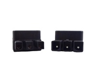 BELEKS 250V 16A 3 broches noir prise prise connecteur ensemble mâle/femelle borniers pour appareils d'éclairage usage industriel