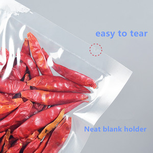 Polyester Food Bag Wholesale Sealing Plastic Mylar clear seal corn Vacuum Bags