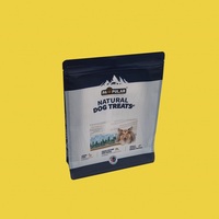 STPP a développé des sacs d'emballage en plastique refermables à fond plat pour friandises pour chiens, conçus sur mesure pour la fabrication de sachets de friandises pour animaux de compagnie.