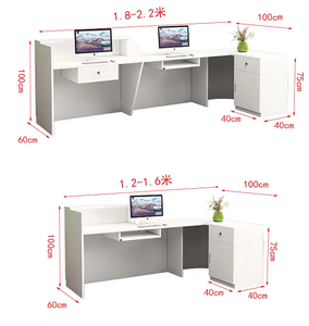 High-Grade Custom Company Reception <b>Desk</b> for Hotels <b>Large</b> Bar Beauty Salons-Modern Design Front <b>Desk</b> - Product Image 6