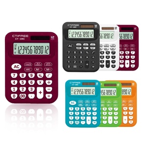 CTFREE Máy Tính Bảng Chức Năng Tài Chính Văn Phòng In Logo Tùy Chỉnh Khuyến Mãi Máy Tính Mini 12 Chữ Số Bỏ Túi - Product Image 1