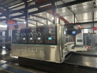 Machine de fabrication de boîtes en carton ondulé, machine d'impression flexographique à grande vitesse, machine de découpe et de rainurage