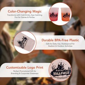 Özel Logo ile içme için yüksek kalite özel promosyon çevre dostu plastik stadyum ruh renk fincan - Product Image 2