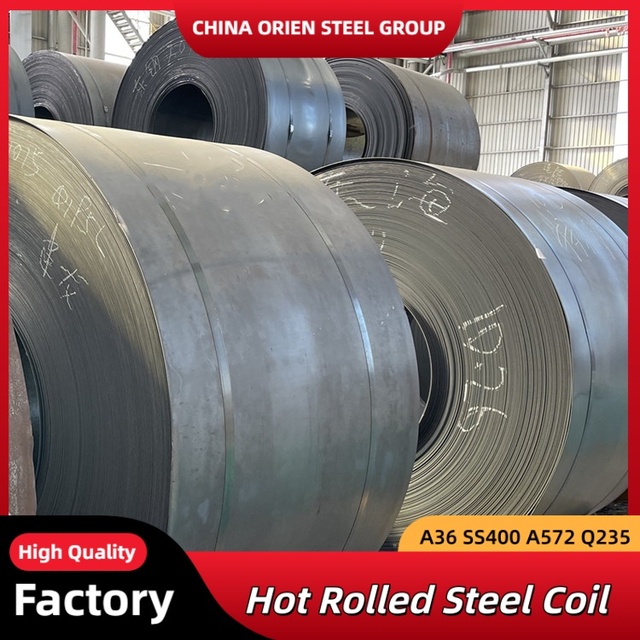 Prime Hot Rolled Pickled Non-Alloy Steel Coil 2.70mm X 1219mm Grades SS400/Q235/Q345R BS Standard Orien Brand