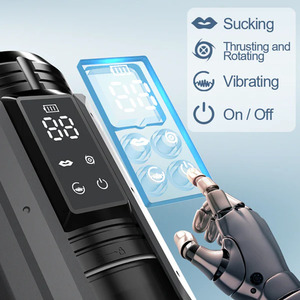 Jouets pour adultes : <span class=keywords><strong>Machine</strong></span> sexuelle de stimulation orale, masturbateur masculin vibrant et rotatif, stimulateur étanche, coupe de masturbation automatique à succion pour hommes - Product Image 5