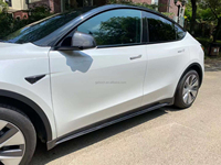 Accessoires automobiles pour Tesla modèle Y kit de carrosserie en fibre de carbone lèvres avant arrière jupes latérales en fibre de carbone CF pièces de voiture