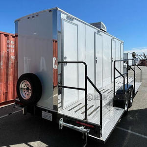 Équipements de toilettes de luxe haut de gamme pour les occasions spéciales Remorque de salle de douche Elevate Comfort avec remorque de salle de bain portable - Product Image 5