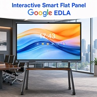 Interaktives Smart Whiteboard 65/75/86/98 Zoll 4K LED-Panel 50-Touch All-in-One Display 96MP Kamera Android/Windows OS Konferenzsystem