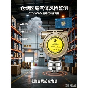 Détecteur fixe d'oxygène et de gaz toxiques Inesco Gtd 1000Tx pour la protection des gaz dans les ateliers pharmaceutiques - Product Image 2