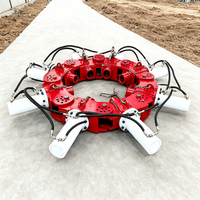 Casse-pieux robuste de 500 mm pour excavatrice, à haute efficacité de démolition rapide pour les projets de construction de fondations