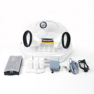 4-in-1 LED 조명 치과 실험실 브러시리스 마이크로 모터 샌드 블라스팅 연필 및 진공 청소기 시스템 기계 - Product Image 4