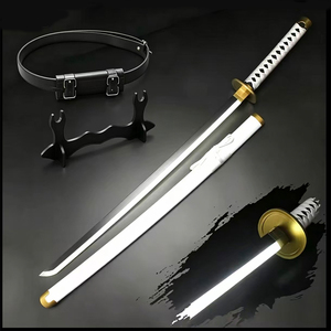 Espada Luminosa de Anime Zoro, Wado Ichimonji, <span class=keywords><strong>Kitetsu</strong></span>, <span class=keywords><strong>3</strong></span> Espadas Luminosas Recargables, Accesorio para Cosplay, Cinturón y Portacuchillos Gratis - Product Image 5