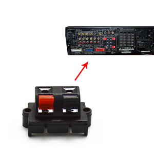 WP Spring <span class=keywords><strong>Clip</strong></span> <span class=keywords><strong>Speaker</strong></span> <span class=keywords><strong>Terminal</strong></span> Board 2 puertos <span class=keywords><strong>Binding</strong></span> Post Connector Socket <span class=keywords><strong>Speaker</strong></span> Accesorios - Product Image 1