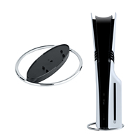Support vertical universel à base circulaire pour Pro pour Slim pour consoles de disques/UHD argent