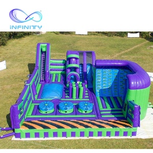 Percorso a Ostacoli Gonfiabile Pazzo da 5 km, Gioco di Ostacoli Gonfiabile, Labirinto Gonfiabile in Vendita - Product Image 3