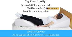 Lectura <span class=keywords><strong>resto</strong></span> o elevación transpirable cama de espuma de memoria almohada de cuña - Product Image 5