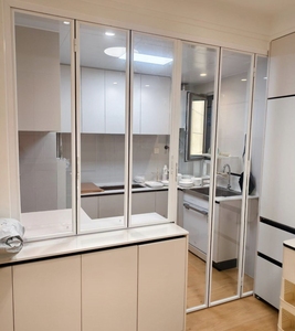 Portes et fenêtres de cuisine intérieures en aluminium certifiées CE avec verre trempé de sécurité certifié EN pour les maisons - Product Image 4