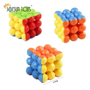 3x3 Ball Cube Bead 3x3x3 Stickerless Magic Cube Puzzle