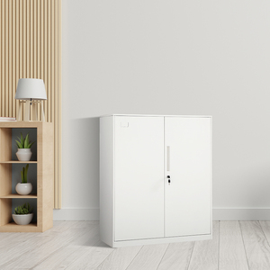 Tùy Chỉnh Nửa Chiều Cao 2-Cửa Thép Tủ Khóa Tủ Thiết Kế Hiện Đại Kim Loại Lưu Trữ Tập Tin Với 3 Kệ Cho Nhà Bếp Hoặc Nhà Văn Phòng - Product Image 6