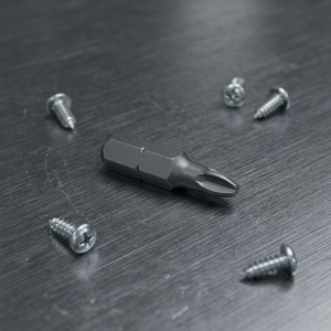 1/4H 25mm PH2 Forged Screwdriver Bits for Drywall Use OEM DIY <b>Sandblasted</b> Recess Bit with Magnetic Tip - Product Image 5
