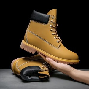 Chaussures de sécurité en cuir pour hommes, imperméables, à tige de 6 pouces, fabriquées en Chine, vente en gros, personnalisables, Zapatos Para Hombres - Product Image 2