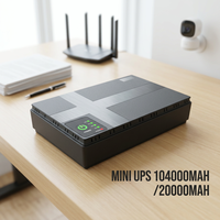 Meilleure Vente Mini Onduleur Portable DC POE 36W avec Affichage LED pour Routeur Wifi et Usage Domestique