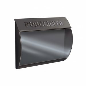 ALUBOX Cornice Pubblicitaria in Ghisa a Forma di Busta Rettangolare per Installazione Interna/Esterna con Telaio Decorativo in PVC/PMMA - Product Image 2