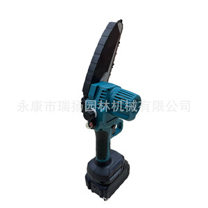Mini tronçonneuse à batterie 12V, portable, pour l'élagage des arbres en extérieur, avec étui et chargeur - Product Image 4