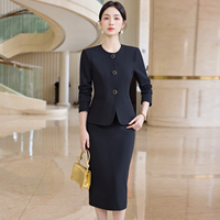 Robe Xiaoxiangfeng pour femme, nouvelle collection automne 2026, style haut de gamme, élégance mondaine, ensemble professionnel.