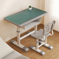 Table et chaises d'étude simples au prix d'usine OEM pour la salle d'apprentissage à domicile, design minimaliste, équipements modernes et durables