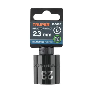 Truper 23mm impatto Dado con 6 punte 6 unità in un 1/2 'quadrato parti e accessori per veicoli pesanti - Product Image 4