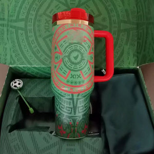 Taza Térmica para Café, Vaso Aislado con Tapa, Calentador de Jarra del Equipo Nacional de Fútbol Mexicano, Logotipo Personalizado, Copa Deportiva de Fútbol de México - Product Image 4