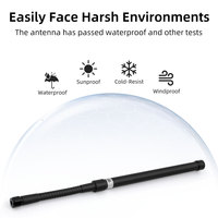 Antenne WiFi industrielle extérieure 2,4 GHz 5,8 GHz N-Femelle 10 dBi à gain élevé omnidirectionnelle en fibre de verre, prise en charge des services OEM/ODM
