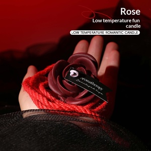 45℃ Low Temperature Rose Flower Scented <b>Candle</b> Handmade Romantic Atmosphere <b>Candle</b> Easy To Clean For Couples - Product Image 1
