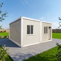 Maison conteneur en structure acier modulaire, installation facile et rapide, dimensions personnalisées 20 pieds, maison préfabriquée portable