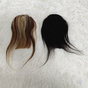 Extensions de cheveux Remy 100% naturels, noir naturel, 34, couleur ombrée avec mèches, promotion clip-in bangs - Product Image 5