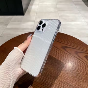 <span class=keywords><strong>Coque</strong></span> de téléphone en TPU souple <span class=keywords><strong>transparente</strong></span> pour <span class=keywords><strong>iPhone</strong></span> 16 15 <span class=keywords><strong>Pro</strong></span> Max étui de téléphone antichoc en Silicone à rayures pour <span class=keywords><strong>iPhone</strong></span> 14 13 <span class=keywords><strong>12</strong></span> <span class=keywords><strong>Pro</strong></span> Max - Product Image 6