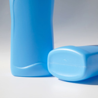 Bouteilles en plastique vides de 800 ml pour savon liquide, détergent à lessive, adoucissant pour tissus avec bouchon à vis