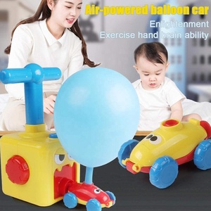 Giocattolo fai da te per auto con palloncino a strappo compresso ad aria compressa pressato a mano - Product Image 5