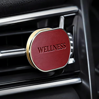 Diffuseur de parfum pour voiture en cuir d'agneau personnalisable OEM/ODM, aromathérapie, désodorisant d'air pour voiture, huile essentielle