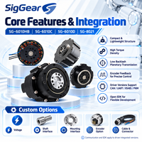 Module de moteur à joint planétaire 12-48V à couple élevé et faible jeu, actionneur robotique avec encodeur et driver pour l'automatisation robotique