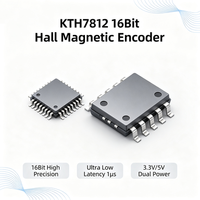 CONNTEK KTH7812 Encoder Sudut Magnetik Hall Presisi Tinggi 16-bit Sensor Putar Absolut Output SPI/ABZ/UVW 120k RPM Memori MTP