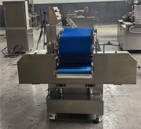 Machine à trancher la viande fraîche en couches en acier inoxydable de qualité alimentaire, type convoyeur, séparateur de plaques de viande pour restaurant et cuisine centrale
