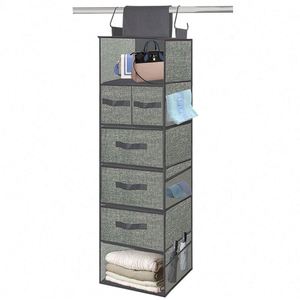 Detachable High Quality Suitable for Multiple Spaces Closet <b>Drawer</b> Organizer with Side Pockets - Product Image 1