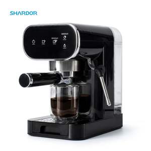 เครื่องชงกาแฟเอสเพรสโซขนาดกะทัดรัดแรงดันสูงพร้อมเครื่องตีฟองนมเครื่องทำกาแฟร้านกาแฟแบบมืออาชีพ - Product Image 1