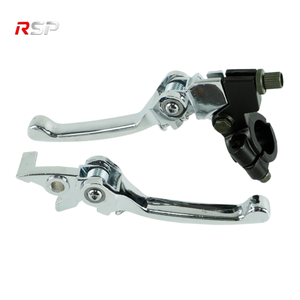 Juego de Palancas de Freno y Embrague Plegables de Aluminio CNC RSP, Diseño de Pivote Ajustable, Universal para Motocicleta, Motocross, Dirt <span class=keywords><strong>Bike</strong></span>, ATV - Product Image 5