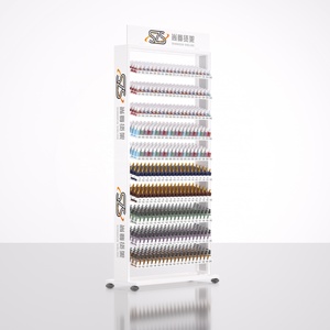 Op Maat Gemaakte Nagellak <span class=keywords><strong>Display</strong></span> Vloer Type <span class=keywords><strong>Rack</strong></span> Cosmetica Make-Up Producten Plank Multi-Layer Nagellak Displaystandaard - Product Image 1