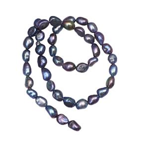 1323 Perles de culture baroques de grande taille 7-8 mm Grade A pour la fabrication de bijoux - Product Image 5