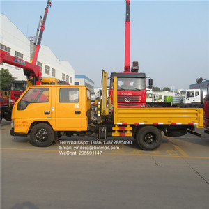 חדש JMC כפול בקתת בום משאית מתקפל זרוע מעלית מיני קטן להרים משאית מנוף <span class=keywords><strong>3</strong></span> טון 2ton - Product Image 5